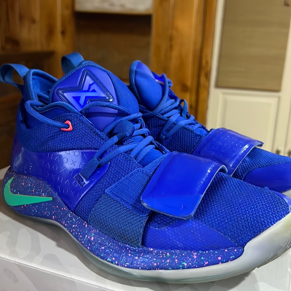 Men's Paul George 2.5 PlayStation Blue Size 10.5
